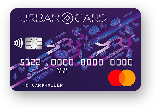 Изображение кредитной карты URBAN CARD