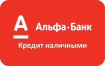 Изображение с логотипом Альфа-Банка